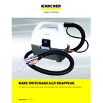 Karcher Presto 3 9.840-069.0 Cold Water Carpet Spotter with Standard Hand Tool and Double Dry Hand Tool - 2 Gallon Karcher Presto 3 9.840-069.0 Cold Water Carpet Spotter with Standard Hand Tool and Double Dry Hand Tool - 2 Gallon