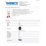 Wesco Industrial Products 1,000 lb. Poly Drum Truck with (2) 10