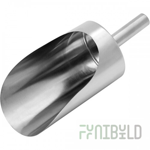 Sani-Lav 64 oz. Heavy-Duty Stainless Steel Scoop 4004
