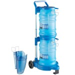 San Jamar Saf-T-Ice 50 lb. Polypropylene Ice Tote Transport Set with 2 Ice Totes and Cart San Jamar Saf-T-Ice 50 lb. Polypropylene Ice Tote Transport Set with 2 Ice Totes and Cart