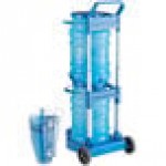 San Jamar Saf-T-Ice 50 lb. Polypropylene Ice Tote Transport Set with 2 Ice Totes and Cart San Jamar Saf-T-Ice 50 lb. Polypropylene Ice Tote Transport Set with 2 Ice Totes and Cart