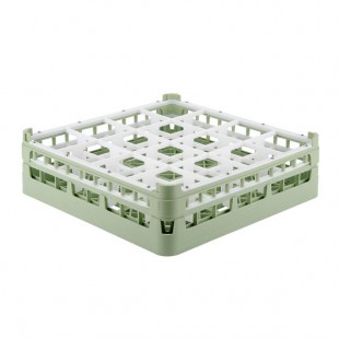 Vollrath 52767 Signature Full-Size Light Green 16-Compartment 4 13/16