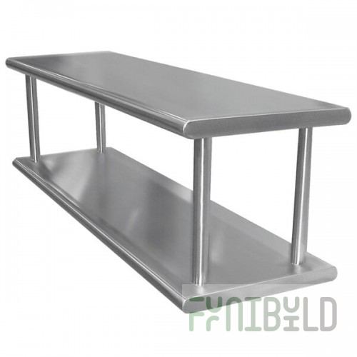 Advance Tabco PA-24-108-2 Pass-Through Shelf with Overshelf - 108