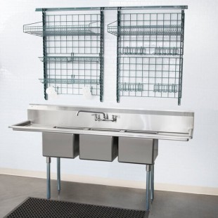 Metro SmartWall G3 Dish Wash Task Station Kit with Four 30 Metro SmartWall G3 Dish Wash Task Station Kit with Four 30