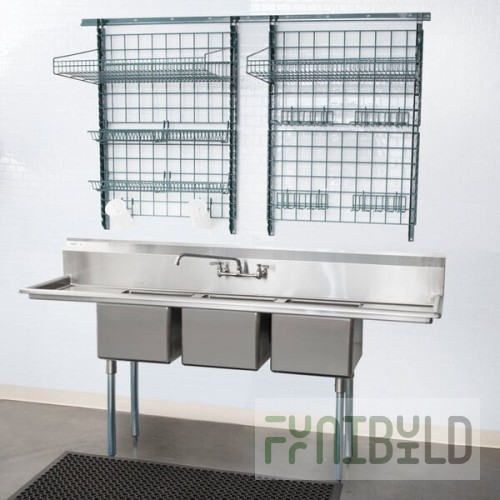 Metro SmartWall G3 Dish Wash Task Station Kit with Four 30