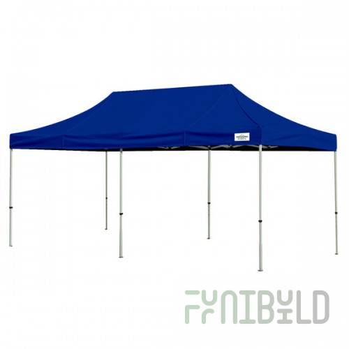 Caravan Canopy 22003205022 Classic 20' x 10' Blue Commercial Grade Instant Canopy Deluxe Kit