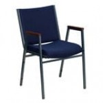 Flash Furniture XU-60154-NVY-GG Hercules Heavy Duty Navy Blue Dot Fabric Stack Chair with Arms Flash Furniture XU-60154-NVY-GG Hercules Heavy Duty Navy Blue Dot Fabric Stack Chair with Arms