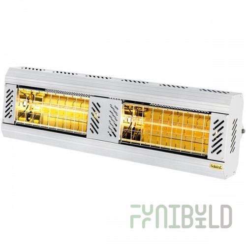 Solaira ICR Series H2 White Aluminum Ultra Low Light Electric Infrared Heater - 208/240V, 4000W