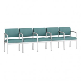 Lesro Lenox Steel Patriot Plus Sea Vinyl 5-Seat Sofa with Center Arms Lesro Lenox Steel Patriot Plus Sea Vinyl 5-Seat Sofa with Center Arms