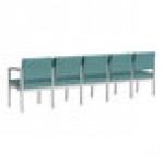 Lesro Lenox Steel Patriot Plus Sea Vinyl 5-Seat Sofa with Center Arms Lesro Lenox Steel Patriot Plus Sea Vinyl 5-Seat Sofa with Center Arms