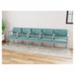 Lesro Lenox Steel Patriot Plus Sea Vinyl 5-Seat Sofa with Center Arms Lesro Lenox Steel Patriot Plus Sea Vinyl 5-Seat Sofa with Center Arms