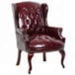 Boss B809-BY Traditional Series Burgundy Wingback Guest Chair Boss B809-BY Traditional Series Burgundy Wingback Guest Chair