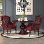 Boss B809-BY Traditional Series Burgundy Wingback Guest Chair Boss B809-BY Traditional Series Burgundy Wingback Guest Chair