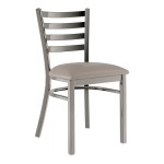 Lancaster Table & Seating Clear Coat Finish Ladder Back Chair with 2 1/2