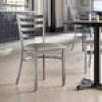 Lancaster Table & Seating Clear Coat Finish Ladder Back Chair with 2 1/2