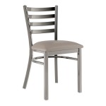 Lancaster Table & Seating Clear Coat Finish Ladder Back Chair with 2 1/2