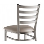 Lancaster Table & Seating Clear Coat Finish Ladder Back Chair with 2 1/2