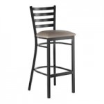 Lancaster Table & Seating Clear Coat Finish Ladder Back Chair with 2 1/2