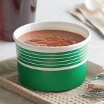 Choice 16 oz. Green Paper Frozen Yogurt / Soup / Food Cup - 50/Pack