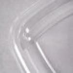 Sabert 52800B300 Bowl2 Clear Dome Lid for 24, 32, and 48 oz. Square Bowls - 300/Case
