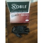 Noble Nitrile Black All-Purpose Powder-Free Disposable 4 Mil Thick Gloves - Large - 1,000/Case Noble Nitrile Black All-Purpose Powder-Free Disposable 4 Mil Thick Gloves - Large - 1,000/Case