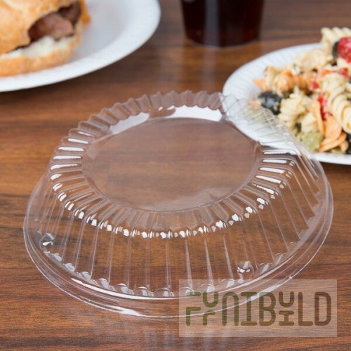 Dart CL12BW Clear Dome Lid for Plastic Bowls and Plates - 1,000/Case