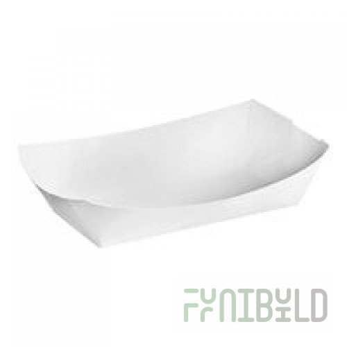 Southern Champion #500 5 lb. White Paper Food Tray - 500/Case