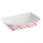 Southern Champion #500 5 lb. White Paper Food Tray - 500/Case Southern Champion #500 5 lb. White Paper Food Tray - 500/Case