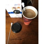 Royal Paper STRNPLUG-W Stix To Go White Beverage Plug and Stirrer - 2,000/Case