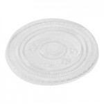 Tossware Natural 24 oz. Customizable Plant-Based PLA Plastic Rounded Bottom Arc 96 mm Cold Cup - 1,000/Case