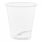 Tossware Natural 24 oz. Customizable Plant-Based PLA Plastic Rounded Bottom Arc 96 mm Cold Cup - 1,000/Case