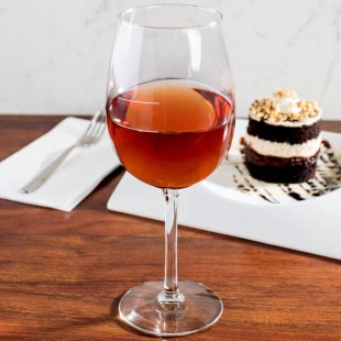 Libbey Vina 16 oz. Wine Glass with Etched Pour Lines - Sample