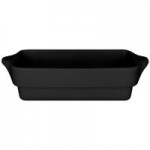 RAK Porcelain Chef's Fusion 5 oz. Volcano Black Porcelain Frying Pan - 12/Case