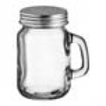 Acopa 4.75 oz. Mini Mason Jar Salt and Pepper Shaker with Handle and Lid - 12/Case Acopa 4.75 oz. Mini Mason Jar Salt and Pepper Shaker with Handle and Lid - 12/Case