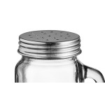 Acopa 4.75 oz. Mini Mason Jar Salt and Pepper Shaker with Handle and Lid - 12/Case Acopa 4.75 oz. Mini Mason Jar Salt and Pepper Shaker with Handle and Lid - 12/Case