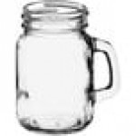 Acopa 4.75 oz. Mini Mason Jar Salt and Pepper Shaker with Handle and Lid - 12/Case Acopa 4.75 oz. Mini Mason Jar Salt and Pepper Shaker with Handle and Lid - 12/Case