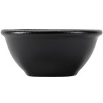 Hall China from Steelite International HL44600AFCA Foundry 2.5 oz. Black China Sauce Dish - 36/Case Hall China from Steelite International HL44600AFCA Foundry 2.5 oz. Black China Sauce Dish - 36/Case