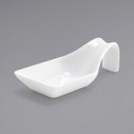 Front of the House Kyoto 4 oz. Bright White Square Porcelain Footed Sauce Dish - 6/Case Front of the House Kyoto 4 oz. Bright White Square Porcelain Footed Sauce Dish - 6/Case
