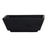 Creations Cali from Steelite International 2 oz. Redwood Melamine Rectangular Dish - 24/Case