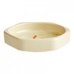 Acopa Brassia 2 oz. Rectangular Melamine Sauce Dish - 12/Case
