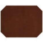 H. Risch, Inc. PLACEMATDXOCT-LTHBROWN Tuxedo Leather 16