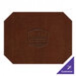 H. Risch, Inc. PLACEMATDXOCT-LTHBROWN Tuxedo Leather 16
