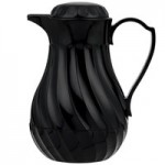 Vollrath 52173 Black Lid for SwirlServe 20 oz. Hot-N-Cold Beverage Server