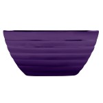 Vollrath 4763465 Double Wall Square Beehive 3.2 Qt. Serving Bowl - Passion Purple