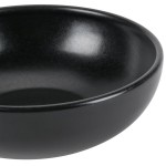 Hall China from Steelite International HL305450AFCA Foundry 55 oz. Black China Large Bistro Bowl - 6/Case Hall China from Steelite International HL305450AFCA Foundry 55 oz. Black China Large Bistro Bowl - 6/Case