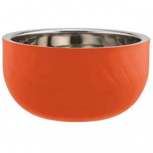 Bon Chef Diamond Collection Cold Wave 7 Qt. Orange Triple Wall Bowl Bon Chef Diamond Collection Cold Wave 7 Qt. Orange Triple Wall Bowl