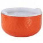 Bon Chef Diamond Collection Cold Wave 7 Qt. Orange Triple Wall Bowl