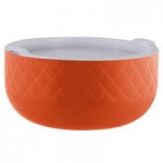Bon Chef Diamond Collection Cold Wave 7 Qt. Orange Triple Wall Bowl