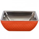 Bon Chef Diamond Collection Cold Wave 7 Qt. Orange Triple Wall Bowl