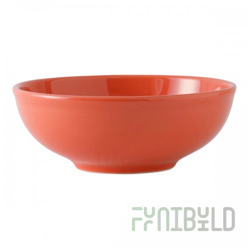 Tuxton BNB-3503 1.09 Qt. Cinnebar China Menudo / Pasta / Salad Bowl - 12/Case